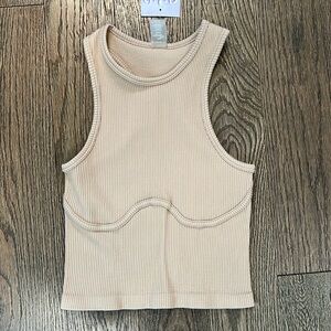 One Size High Neck Tank Top